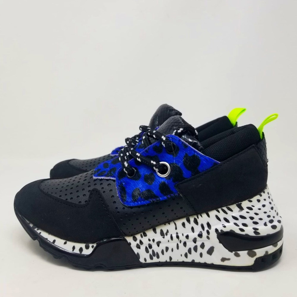 Steve Madden Women's Cliff Black Sneaker Shoes 
Size 5.5